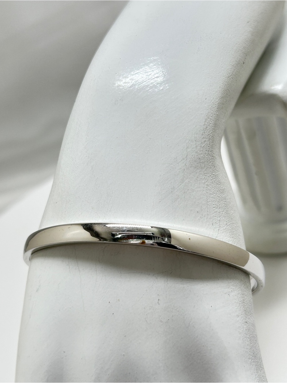 Kate Spade, Polished Silver Bangle Bracelet